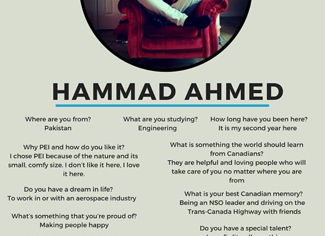 International Student of the Week - Hammad Ahmed