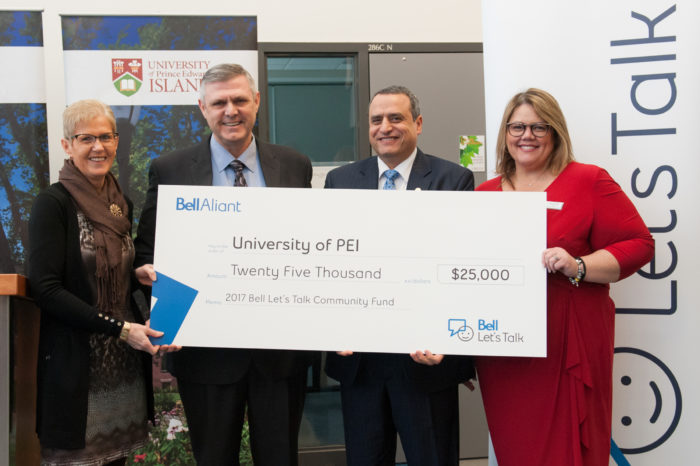 UPEI Receives $25,000 Bell Let’s Talk Grant
