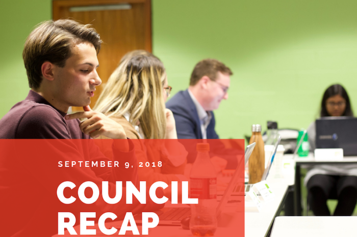 Council Recap: September 9, 2018