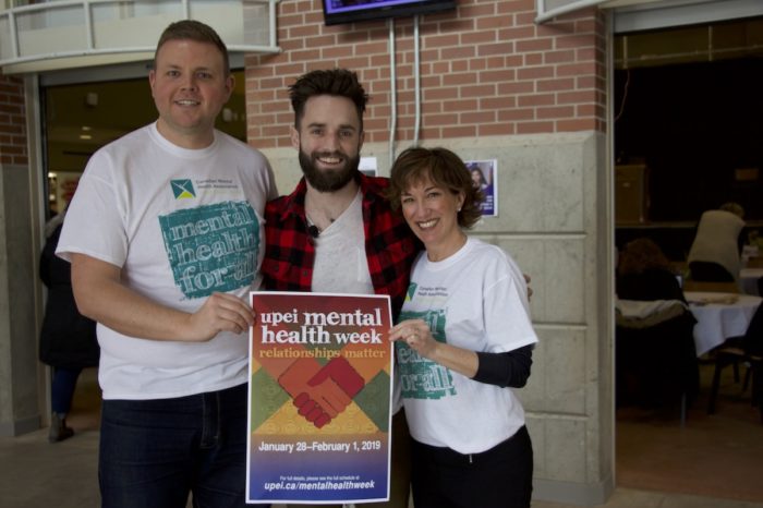 Jeremie Saunders of Sickboy Podcast kicks off Mental Health Week at UPEI