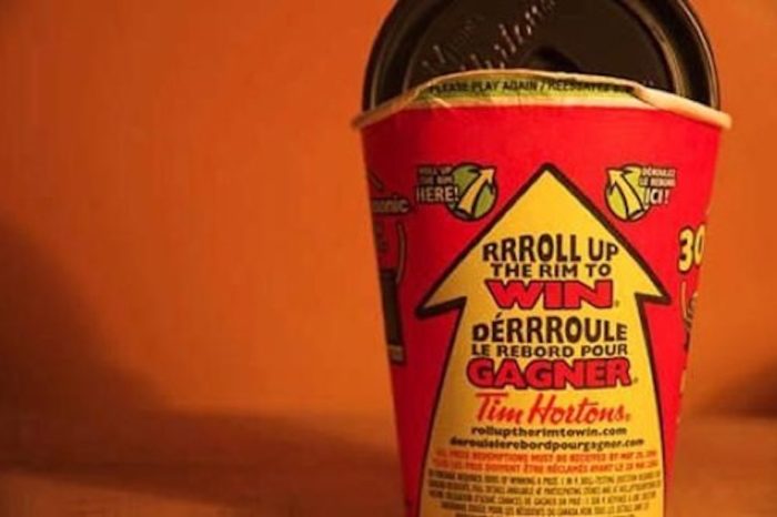 From the archive: Area man wins on Roll Up the Rim