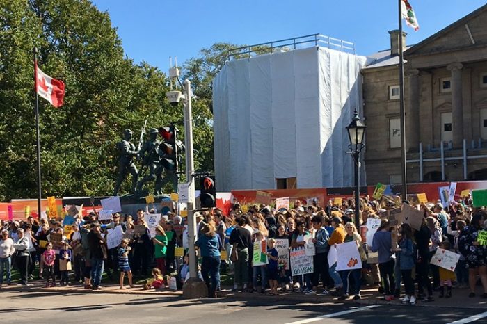 Charlottetown climate march draws large crowd