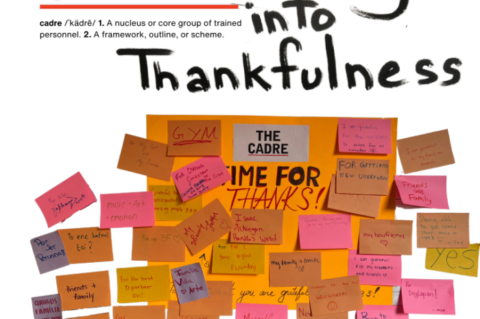 The Cadre: Tuning into Thankfulness