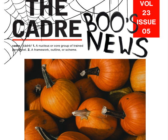 The Cadre: BOO's News!